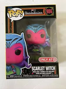 Funko Pop! Marvel WandaVision: Bruja Escarlata #986 Luz Negra Exclusivo BONITA CAJA - Imagen 1 de 6