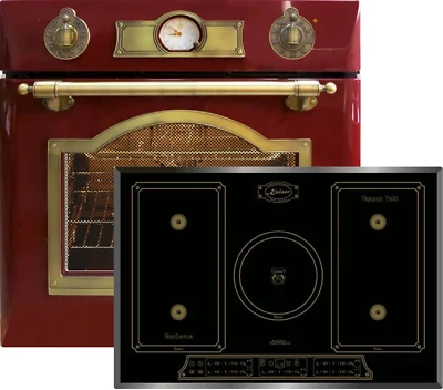 Kaiser Herd Set EH6355RotEm+KCT7797FI Elektro Backofen+Induktions Kochfeld 77 cm - Bild 1 von 4