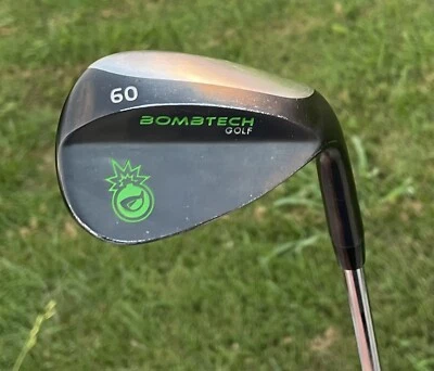 Used RH BombTech Golf 60° Wedge *Steel Wedge* Flex Golf Club BombTech Grip - Image 1 of 4