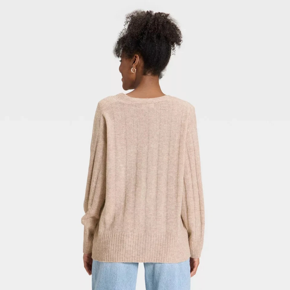 Women's Knit Ribbed Cardigan - Universal Thread - Image 1 of 1