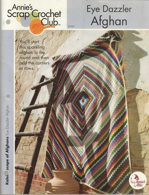 Annie's Scrap Club & Needlecraft Shop Afghan Series Thrifty Scraps Crochet - Image 1 of 4