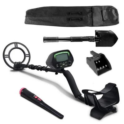 Metal Detector 220MM Deep Sensitive Waterproof Pinpointer Treasure Hunter Shovel - image 1 of 4
