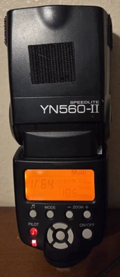 Flash inalámbrico Speedlite YONGNUO YN560 II para Canon Nikon Pentax ENVÍO GRATUITO - Imagen 1 de 4
