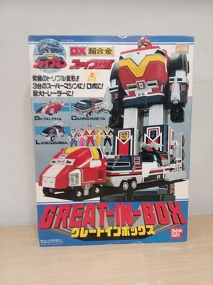 Bandai Dx Chogokin Five Robo Earth Sentai Great-in-Box Fiveman Power Rangers Foto 1 de 4