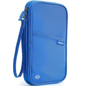 RFID Travel Passport Wallet, Family Passport Holder, Trip Document Organizer ... - Picture 1 of 6