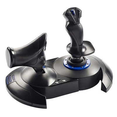 Joystick original T.Flight Hotas 4 Flight con sistema de doble timón para Thrustmaster Foto 1 de 4