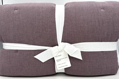 Pottery Barn~ Belgian Flax Linen Comforter~Full Queen~Fig~NEW - Image 1 of 2