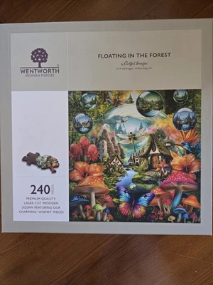 Rompecabezas de madera Wentworth - 240 piezas - Flotando en el bosque - Montado una vez Foto 1 de 3