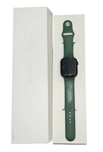Apple Watch Series 7 45mm Green Aluminum Case GPS +cellular Unlocked 32gb - Photo 1 sur 6