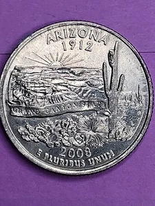 2008 Error Arizona Statehood Quarter Multiple Die Chips Bee Hive Cactus AU/BU - Picture 1 of 9