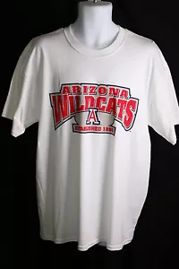 JERZEES MENS ARIZONA WILDCATS WHITE GRAPHIC LARGE T-SHIRT NWT - Picture 1 of 1