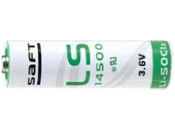 Batería de litio SAFT LS14500 AA 3,6 voltios (2600 mAh) Foto 1 de 1