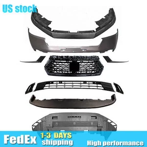 Fits 2023-2024 Honda Accord Sedan Models Front Bumper Cover W/O Sensor Holes Set - Picture 1 of 7
