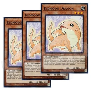 Yugioh - Kidmodo Dragon x 3 - NM - Plus Free Holographic Card - Bild 1 von 1