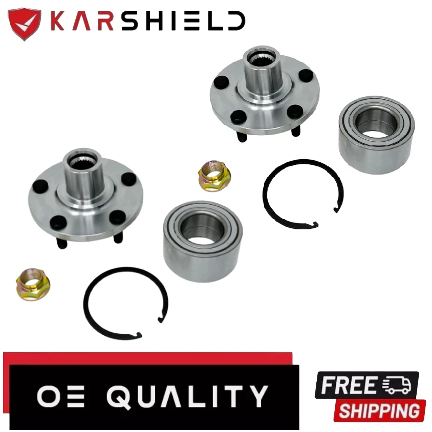 [2 Pack] 2.4L Front Wheel Hub Bearing Repair For 2004-2011 Toyota Camry, Solara — 第 1/4 张图片