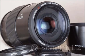 Minolta Maxxum (Sony Alpha) 100-300mm f/4.5-5.6 Telephoto Zoom Lens - Mint Minus - Picture 1 of 11