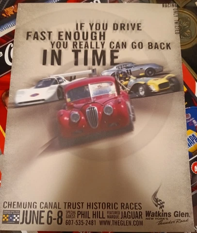 Chumung Canal Trust Historic Racing Official Poster Watkins Glen Cover