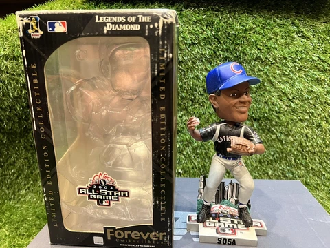 Sammy Sosa Chicago Cubs Bobblehead 2003 Chicago All Star Game MVP Legends of the Cover