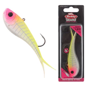 Berkley Shimma Vector Vibe Soft Bait Lure 120mm 46.5g Peach Face Pearl - Picture 1 of 3