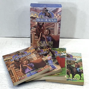 High Hurdles Teen Horse Books 1-4 Equestrian Book Box Set Lauraine Snelling PB - Picture 1 of 24
