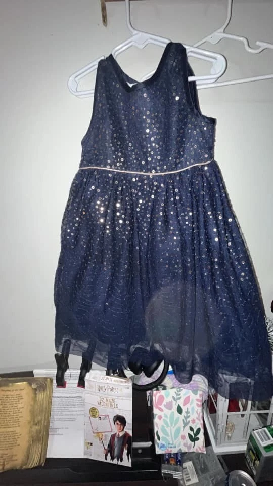 Vestido Blueberi Boulevard azul marino talla 5 niñas Foto 1 de 1