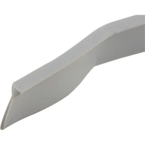 Storm Door Bottom Sweep Seal - Gray Vinyl, 37 in. L V-Shape Delta Style Design - Picture 1 of 2