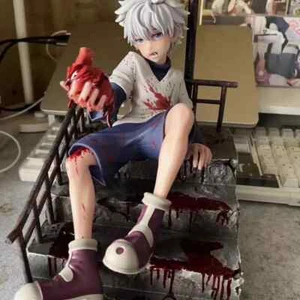 Hunterxhunter Rubíes Killua Zoldyck Pvc Figura Modelo 34Cm Estatua Juguetes - Imagen 1 de 8