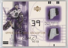 2001-02 Upper Deck Mask Collection Double Patch /50 Felix Potvin #DP-FP Patch