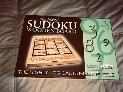 Sudoku Wooden Game Board by Smart Minds NICE - Image 1 of 2