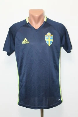 Sweden Training Football Shirt Jersey Camiseta Soccer 2016 Adidas Size M Adult - Image 1 of 4