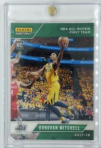 2017 Panini Instant Green Donovan Mitchell Rookie #166, Parallel, #d/10 - Picture 1 of 4
