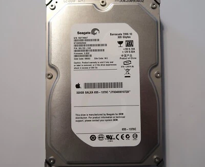 Seagate ST3320820AS 9BJ13G-044 3.BQE WU (5QF) China 655-1379C 320gb 3.5" Sata - Image 1 of 4