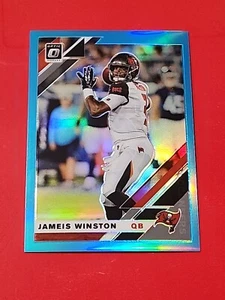Jameis Winston 2019 Panini Donruss Optic Aqua Prizm 193/299 Tampa Bay Buccaneers - Picture 1 of 4