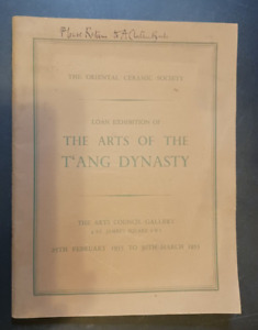 Sztuka dynastii T'ang Oriental Ceramic Society 1955 katalog wystawy sztuki