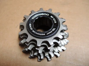 SHIMANO 600EX 6 SPEED UNIGLIDE FREEWHEEL 1980s 13 / 18 RACING RATIOS GEARS CLEAN - Picture 1 of 13