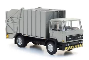 HO Scale Trucks - DAF tilt-cab 1987, garbage truck, grey - 487.052.14 - Picture 1 of 5