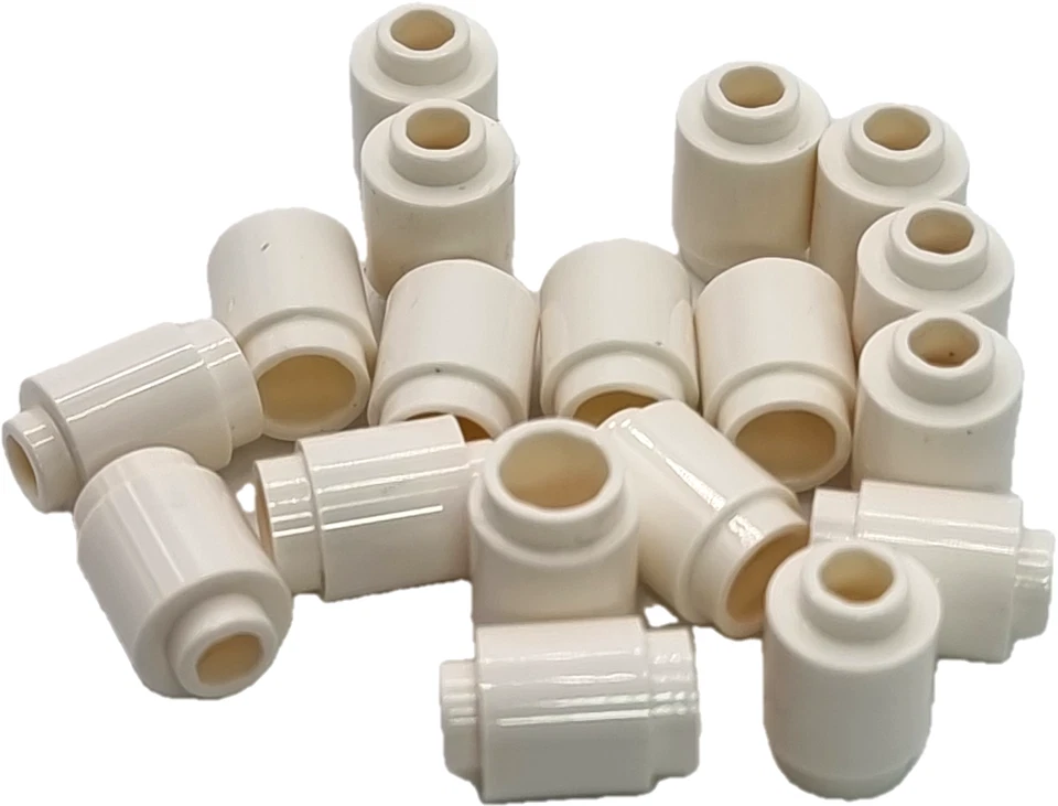 LEGO Nr.-306201 Rundstein 1x1 weiß  / 20 Stück - Bild 1 von 1