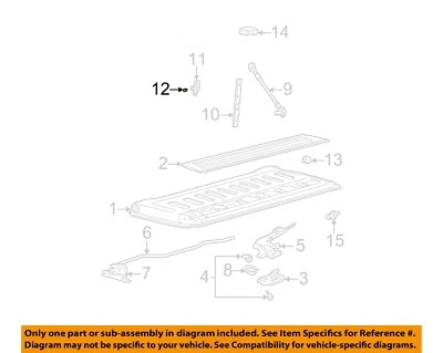 Puerta trasera Ford OEM 99-16 F-350 Super Duty puerta trasera escotilla inserción E9TZ99430B44A Foto 1 de 2