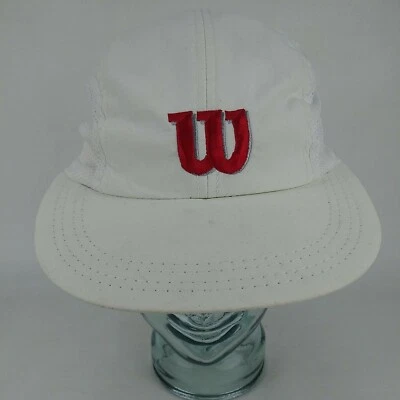 Wilson Red Logo White Solar Eclipse Unisex Adjustable Cap Baseball Hat  - Image 1 of 4