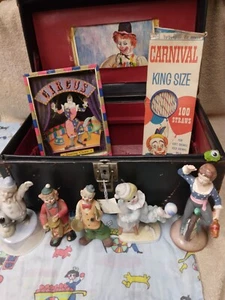 Vintage Clown Magic *Dancing Clown Music Box + Everything n Pics (C Description) - Picture 1 of 8