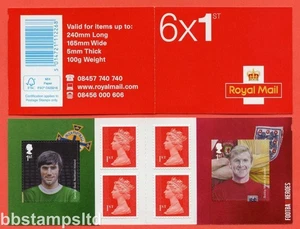 SG. PM37 2013 6 x 1st Football Heroes Book 1. Bobby Moore and George Best ( SG. - Picture 1 of 1