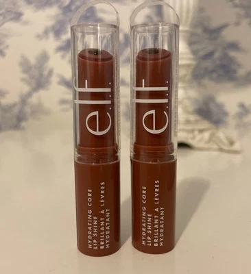 e.l.f. Hydrating Core Lip Shine, Conditioning & Nourishing Balm Happy x2 - Image 1 of 3
