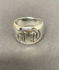 Authentic Chrome Hearts CH Ring Sterling Silver - Picture 1 of 3