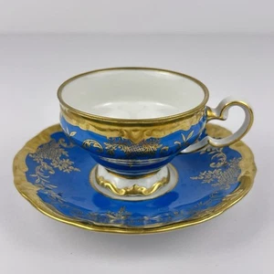 WEIMAR PORZELLAN KATHARINA 28010 DEMITASSE Tea Cup And Saucer Porcelain China - Imagen 1 de 11