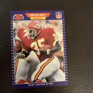 1989 Pro Set #176 Christian Okoye - Picture 1 of 2