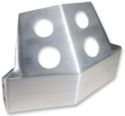 Placa de deslizamiento Speed Merchant - Aluminio cepillado Motocicleta Bicicleta de calle SM-DSP06BR Foto 1 de 3