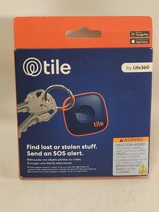Tile By Life360 Sticker Small Bluetooth Tracker Remote Finder Bike Phone - Picture 1 of 3