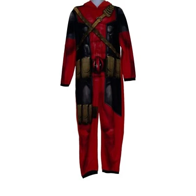 Briefly Stated Marvel Spiderman Unionsuit Pajamas Mens M Unionsuit PJs Costume - Image 1 of 4