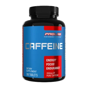 Prolab Caffeine Tablets 200mg - 300ct. | Energy Support, Helps Enhance Endurance