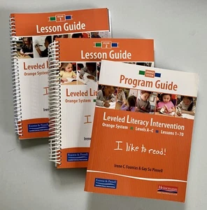 Fountas & Pinnell Leveled Literacy Intervention Orange Program Lesson Guides 1-2 - Picture 1 of 12